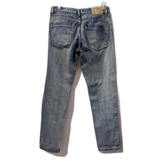 One by One Teaspoon Awesome Baggies Distressed skinny jeans Sz 26 - Picture 6 of 11